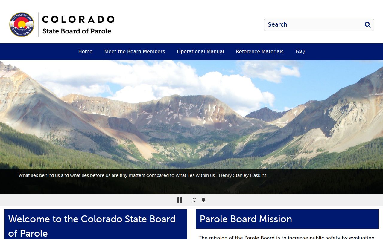 Costilla County criminal history Colorado parole board